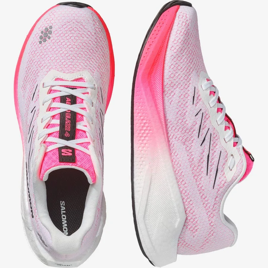 AERO BLAZE 4 Blanc / Rose Femme