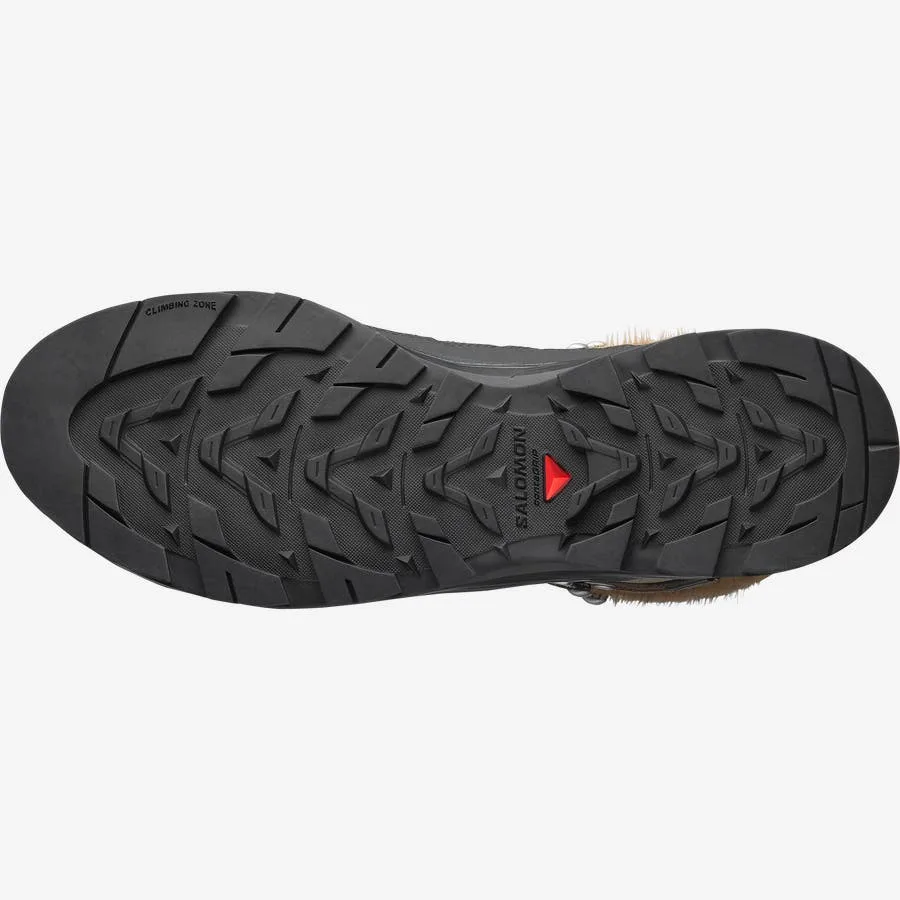 X-ALP MID DISTRESSED LEATHER GORE-TEX Orange / Noir