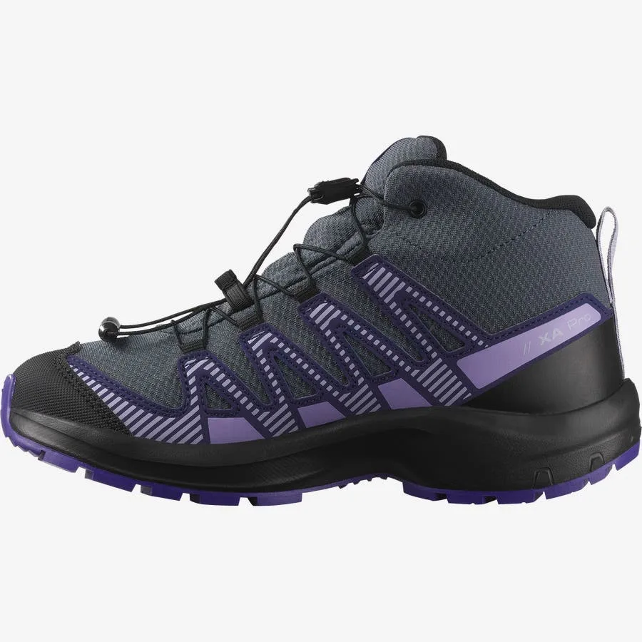 XA PRO V8 MID WATERPROOF Gris / Noir