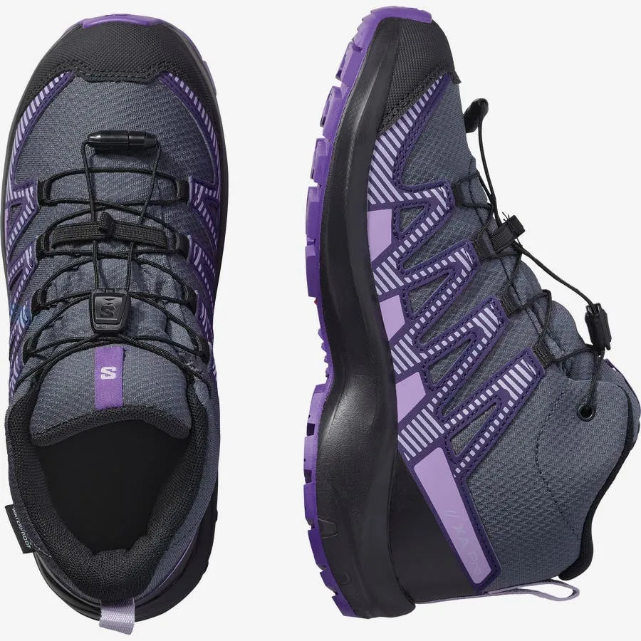 XA PRO V8 MID WATERPROOF Gris / Noir