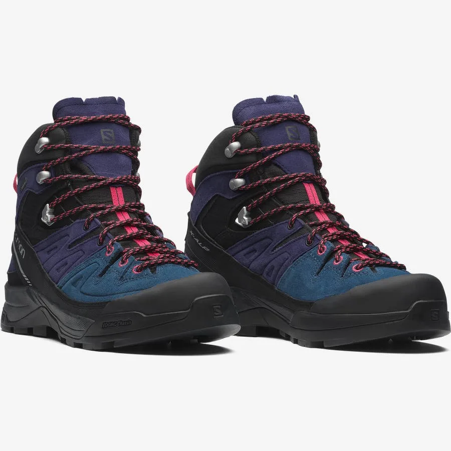 X-ALP MID LEATHER GORE-TEX Violet / Bleu
