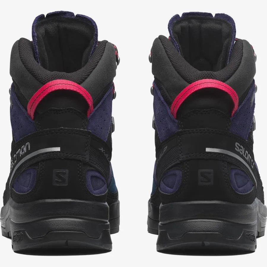 X-ALP MID LEATHER GORE-TEX Violet / Bleu