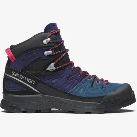 X-ALP MID LEATHER GORE-TEX Violet / Bleu