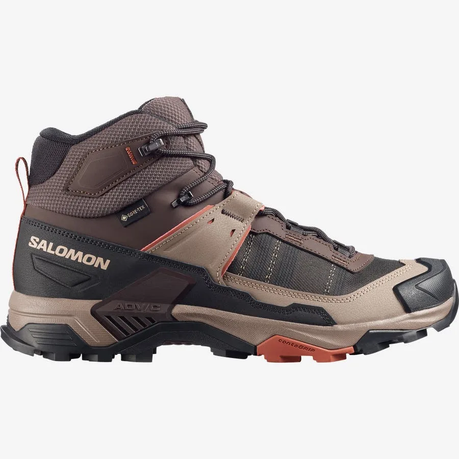 X ULTRA 5 MID GORE-TEX Rouge / Orange