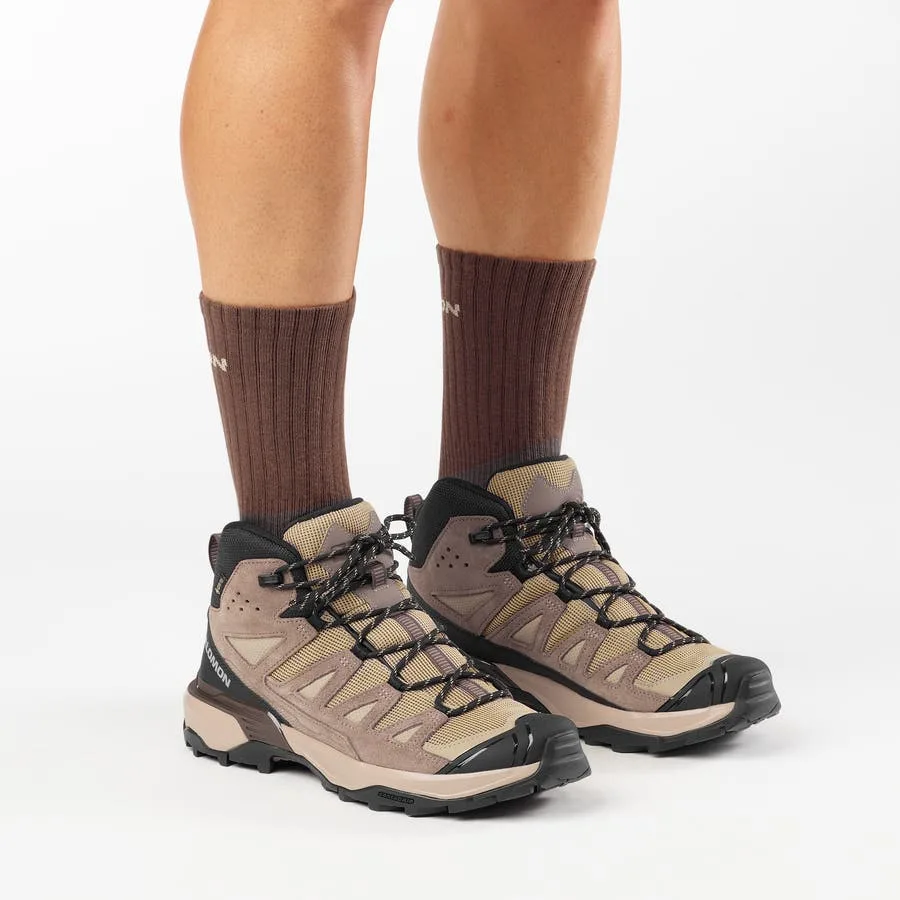 X ULTRA 360 LEATHER MID GORE-TEX Jaune / Orange
