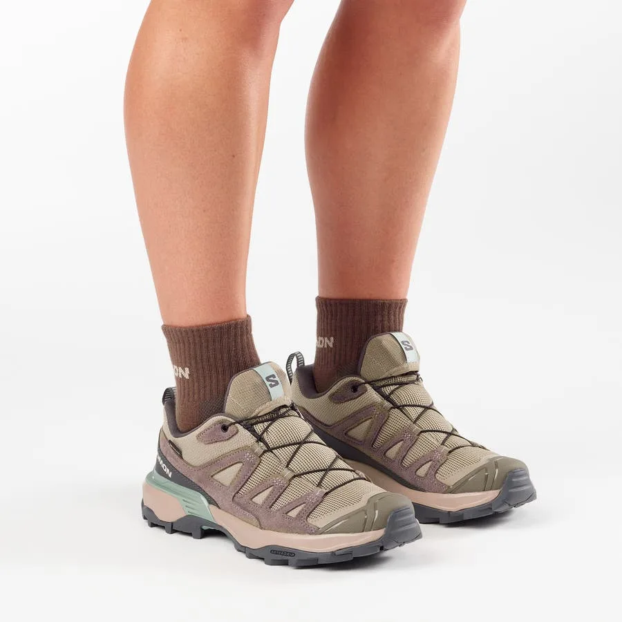 X ULTRA 360 LEATHER GORE-TEX Jaune / Orange Femme