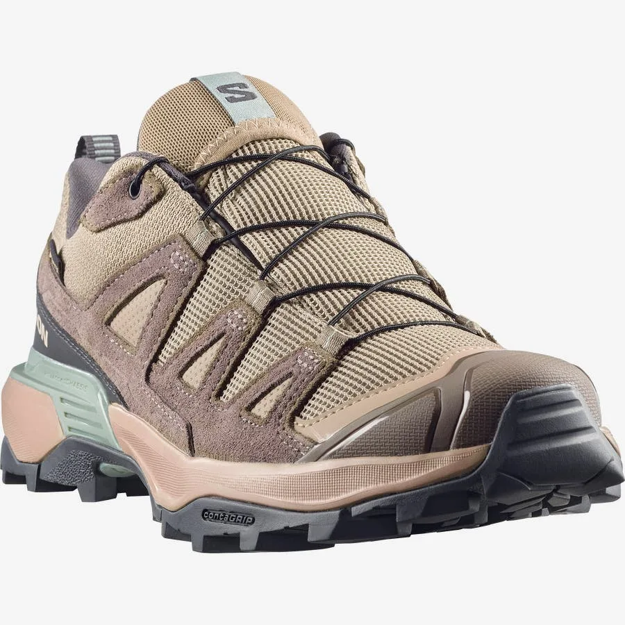 X ULTRA 360 LEATHER GORE-TEX Jaune / Orange Femme