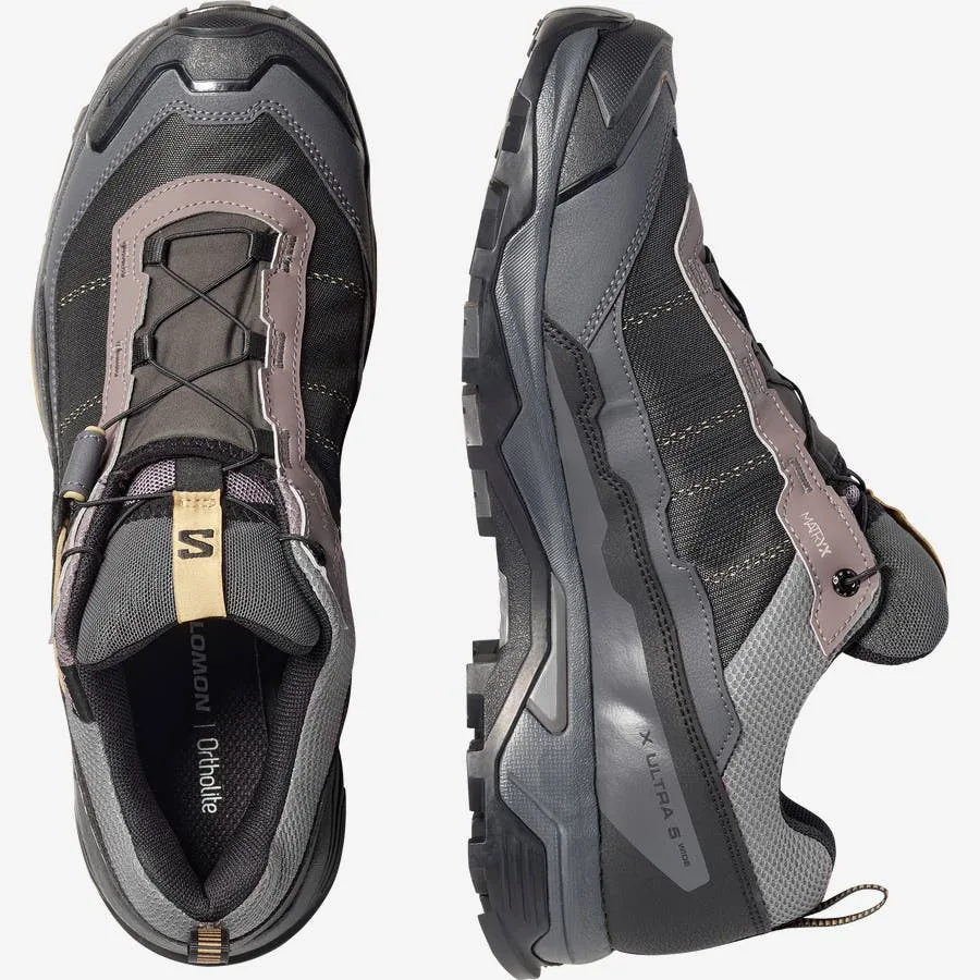X ULTRA 5 WIDE GORE-TEX Gris / Noir
