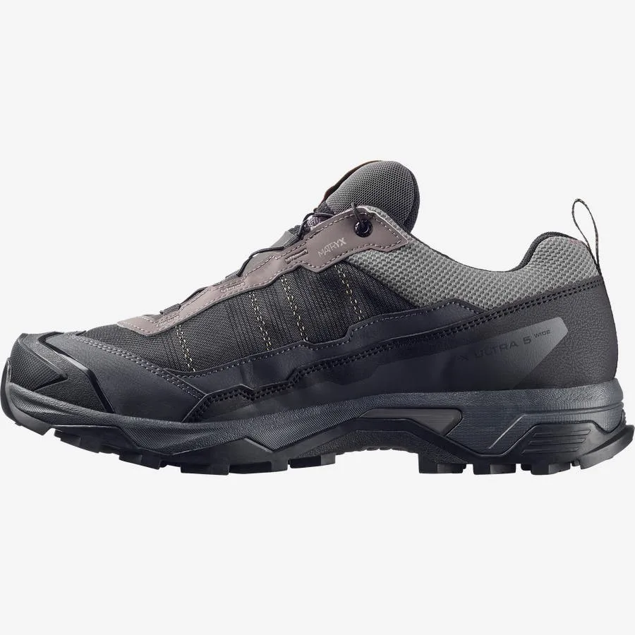 X ULTRA 5 WIDE GORE-TEX Gris / Noir