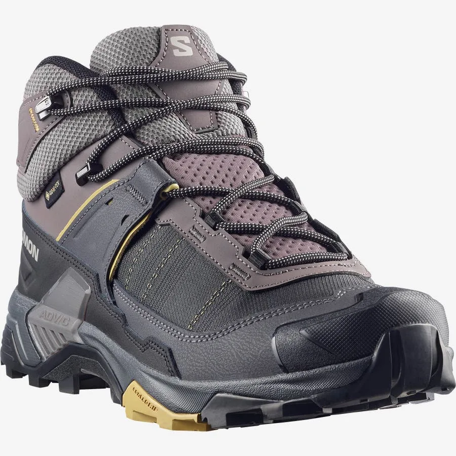 X ULTRA 5 MID WIDE GORE-TEX Gris / Noir
