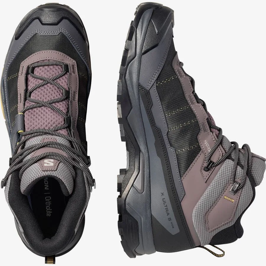 X ULTRA 5 MID WIDE GORE-TEX Gris / Noir