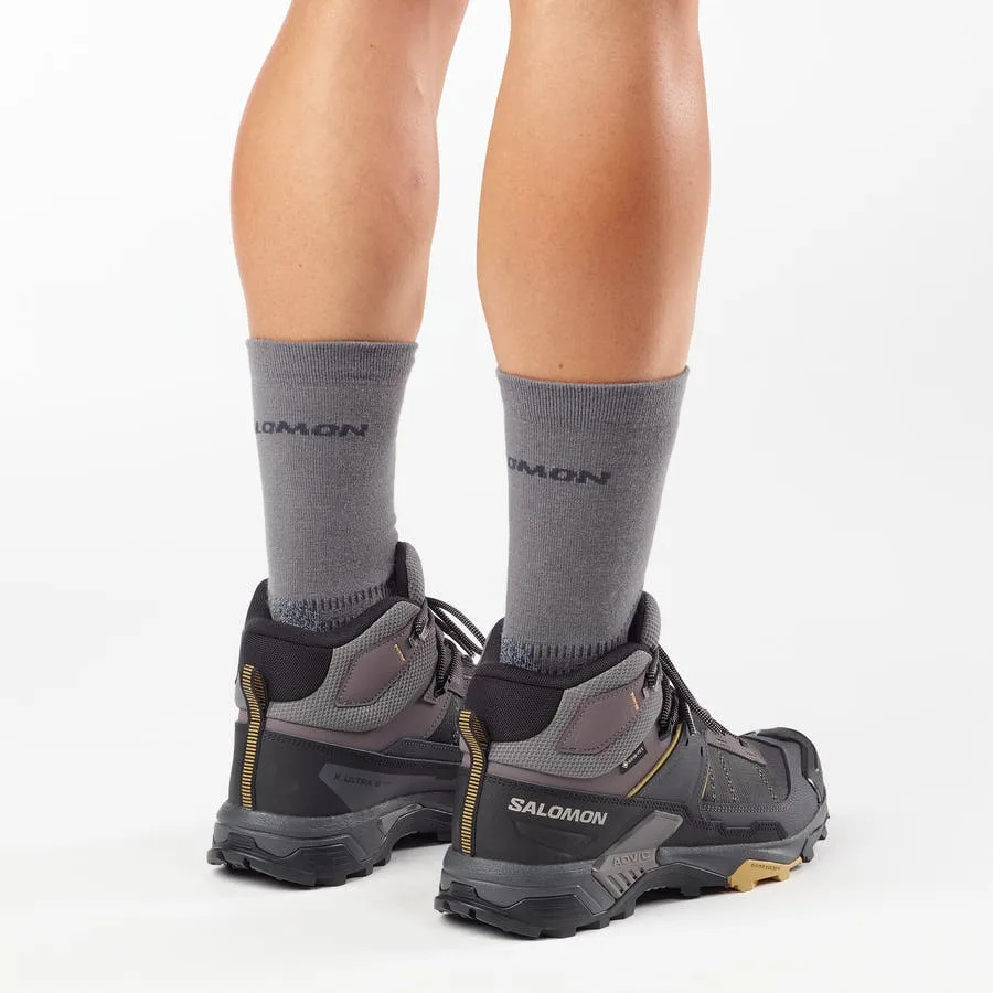 X ULTRA 5 MID WIDE GORE-TEX Gris / Noir