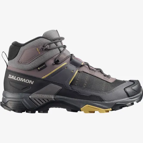 X ULTRA 5 MID WIDE GORE-TEX Gris / Noir